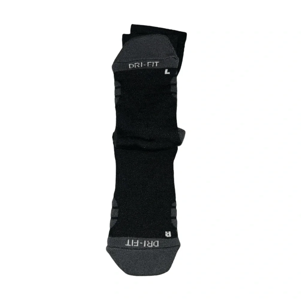 NIKE Men's Black Training Crew Socks Size Medium 6-8